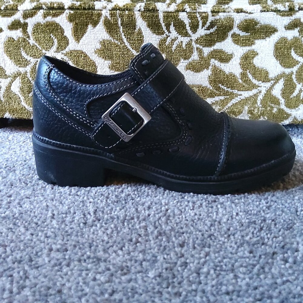 MILWAUKEE  BLACK CHUNKY SHOES